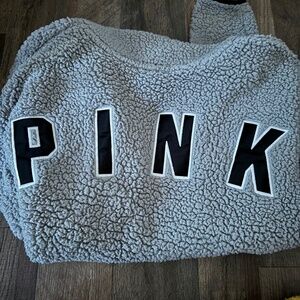 Victoria secret pink Sherpa pullover
